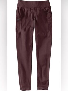 Carhartt Women Force Fitted Lightweight Utility Legging, BlackBerry, XS (0/2)